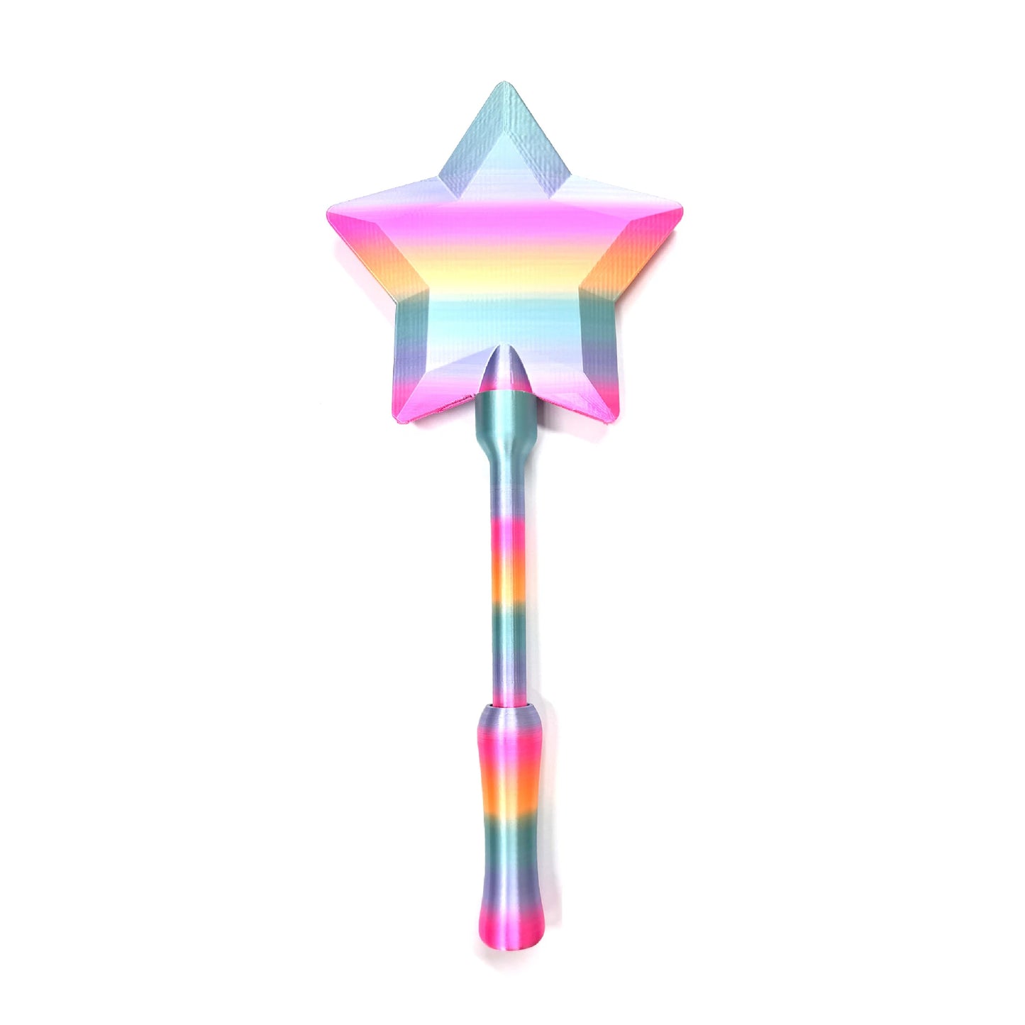 Josh & Tate - Magic Wand Cardholder - Colorful star-shaped wand on a white background