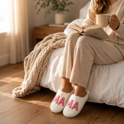 MamaCloud™ Sherpa House Slippers