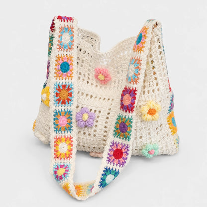MeadowKnot™ Crochet Shoulder Bag