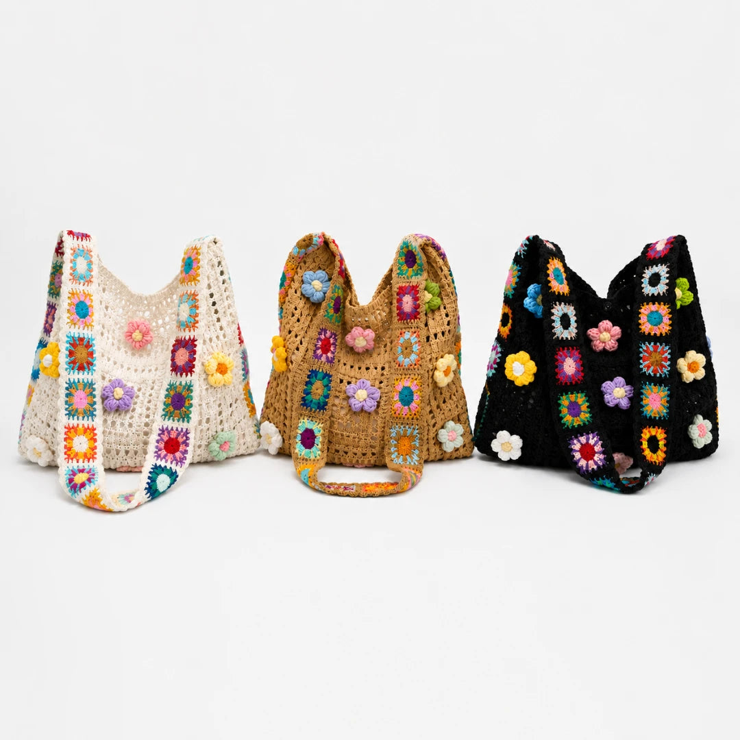 MeadowKnot™ Crochet Shoulder Bag