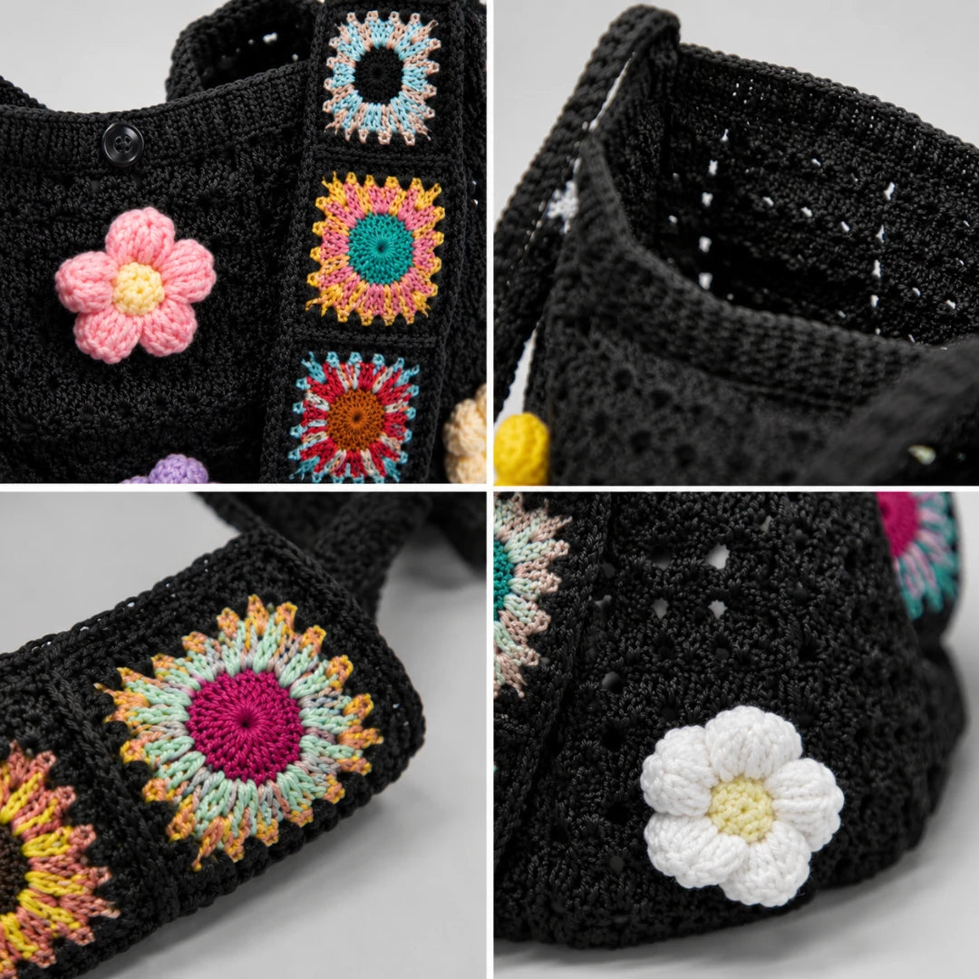 MeadowKnot™ Crochet Shoulder Bag