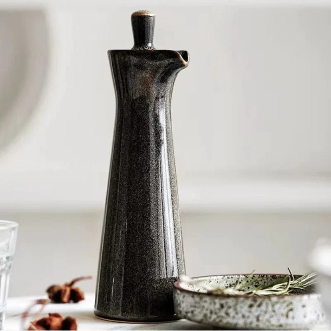 Modern Glossy Ceramic Oil Dispenser