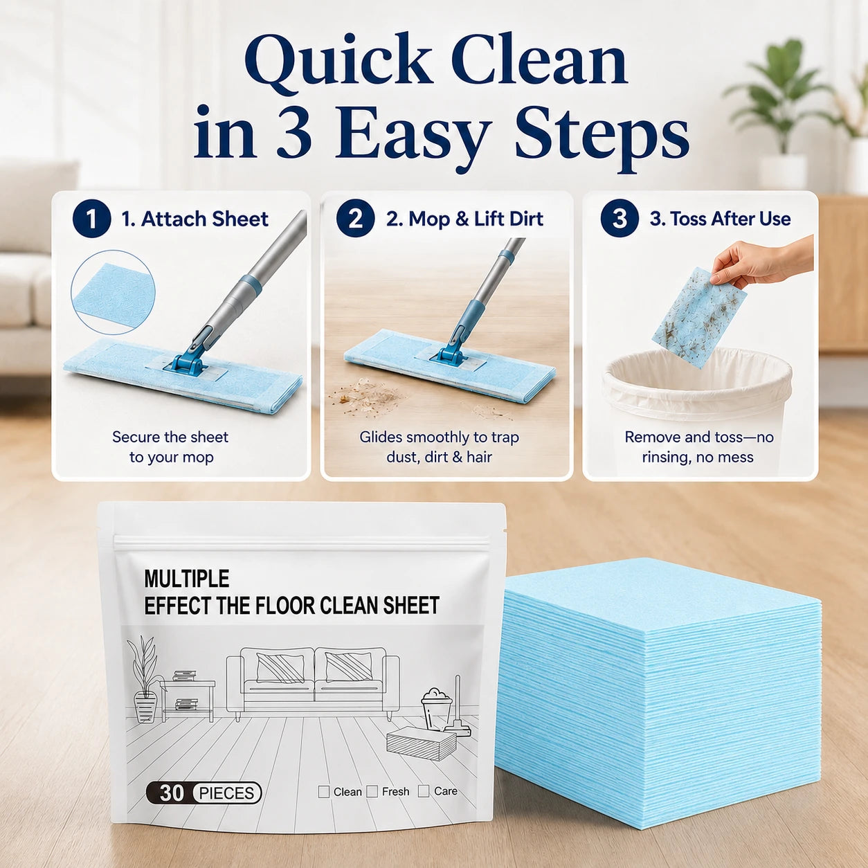 MopSwift Floor Cleaning Sheets
