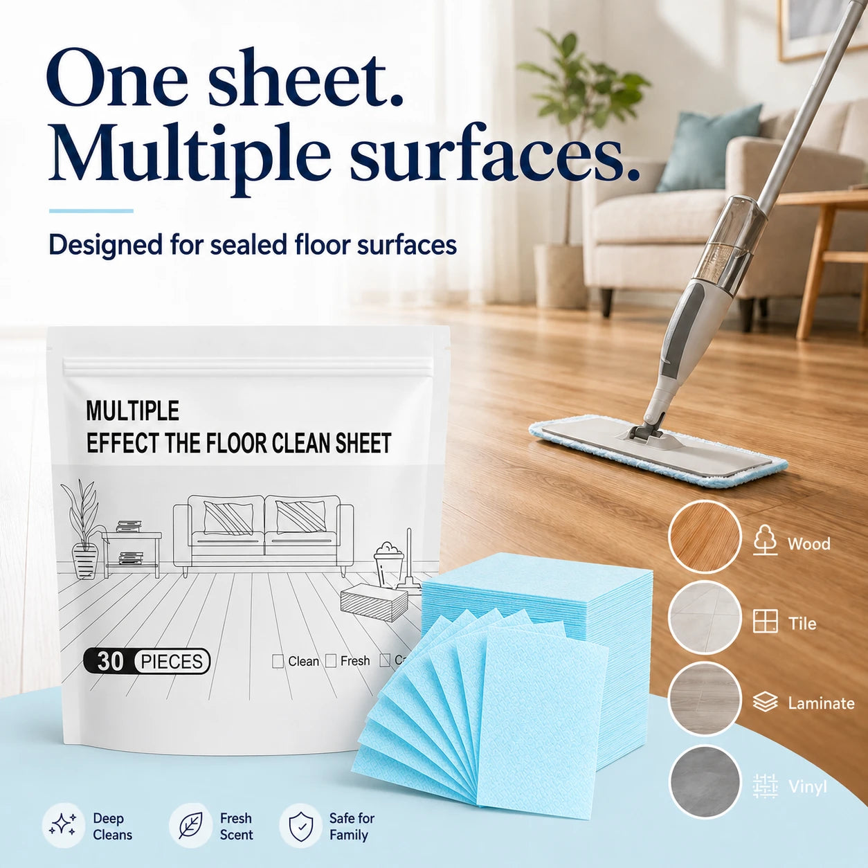 MopSwift Floor Cleaning Sheets