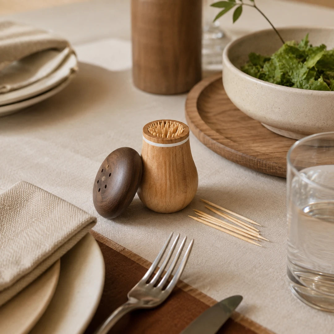 MushPick™ Wooden Toothpick Holder