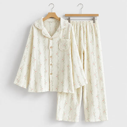 NightBloom™ Muslin Pajama Set