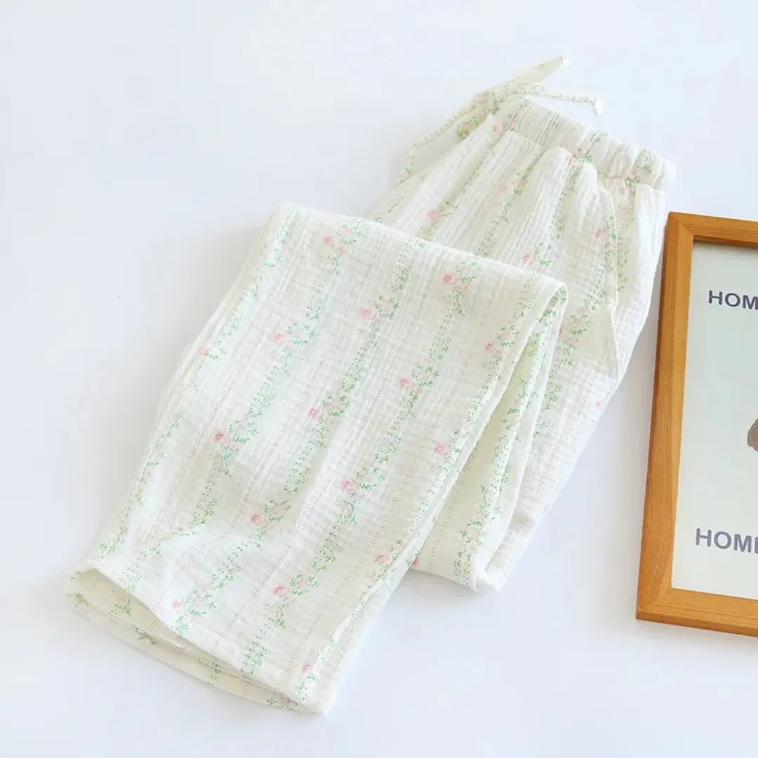NightBloom™ Muslin Pajama Set