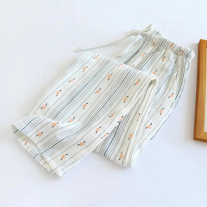 NightBloom™ Muslin Pajama Set
