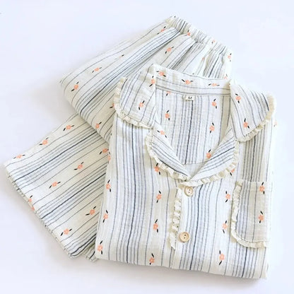 NightBloom™ Muslin Pajama Set
