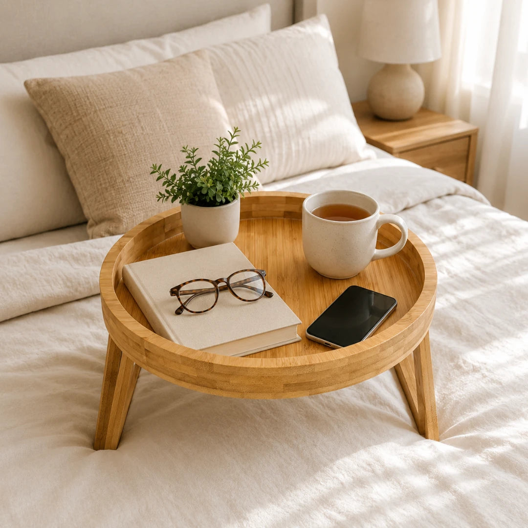 NookTray™ Foldable Wood Tray