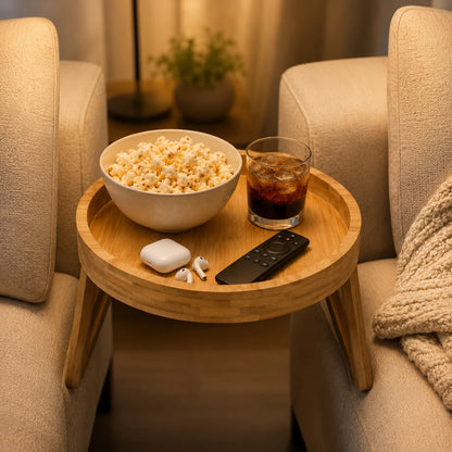 NookTray™ Foldable Wood Tray