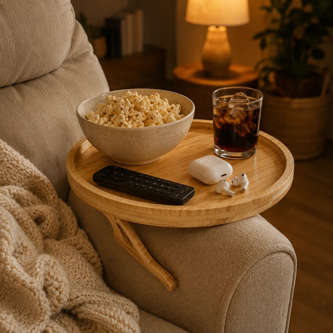 NookTray™ Foldable Wood Tray
