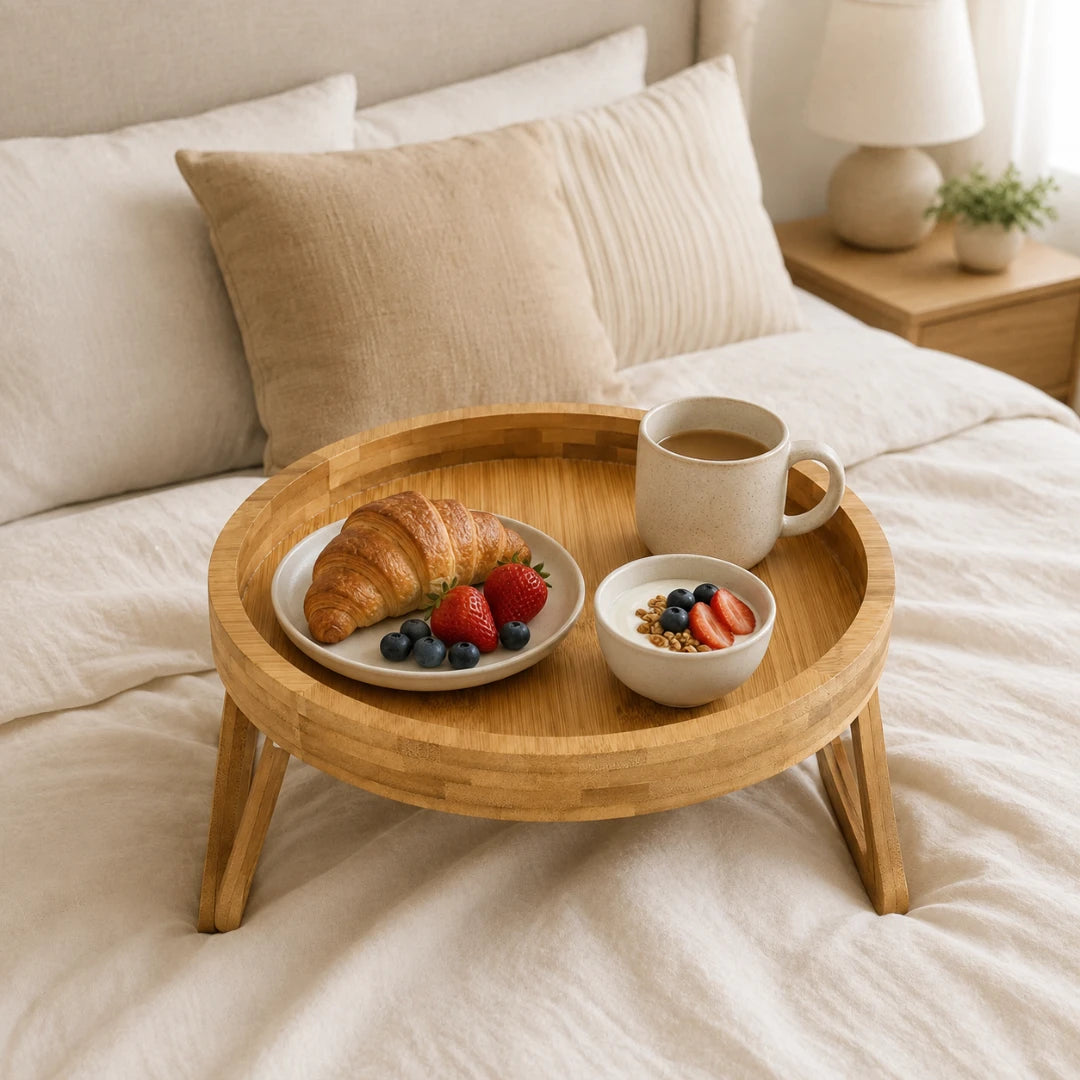 NookTray™ Foldable Wood Tray