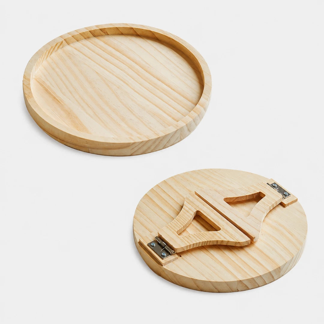 NookTray™ Foldable Wood Tray