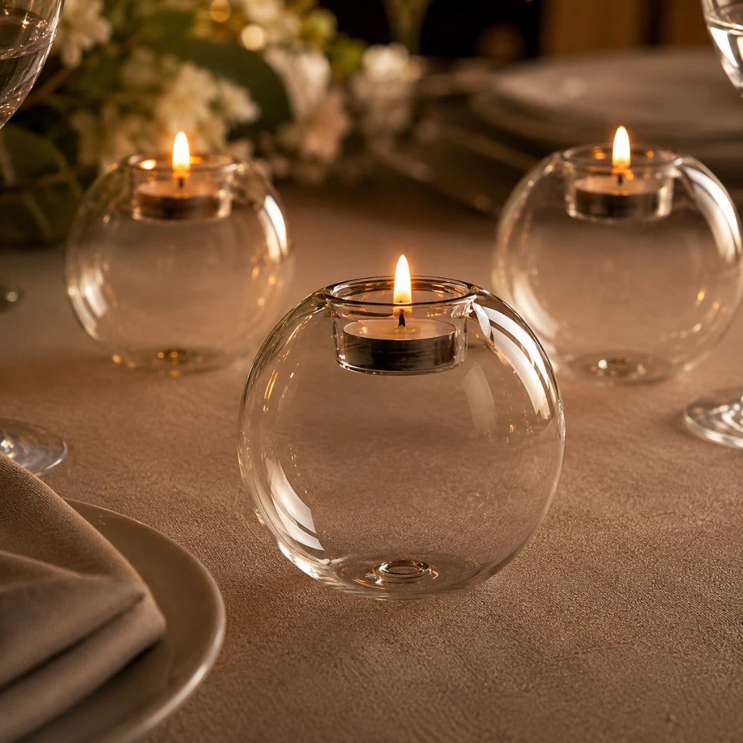 OrbLume™ Glass Candle Holder
