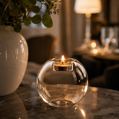 OrbLume™ Glass Candle Holder