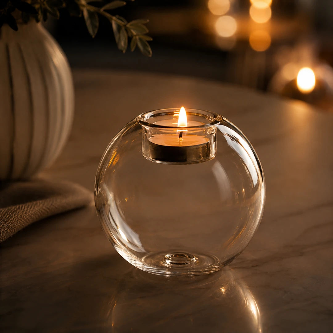 OrbLume™ Glass Candle Holder