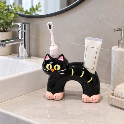 PawArch™ Ceramic Toothbrush Holder