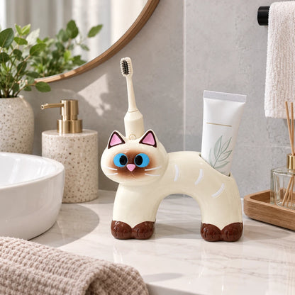 PawArch™ Ceramic Toothbrush Holder