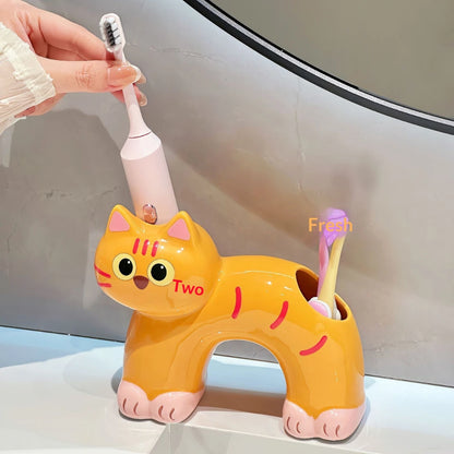 PawArch™ Ceramic Toothbrush Holder