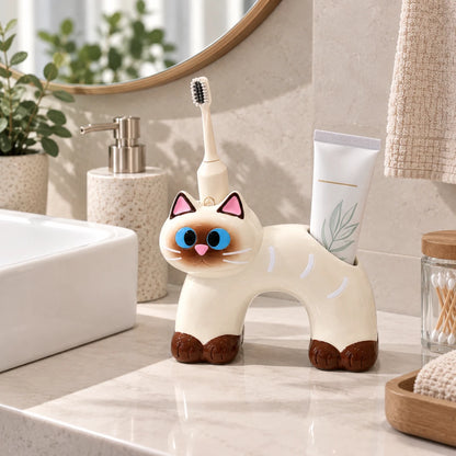 PawArch™ Ceramic Toothbrush Holder