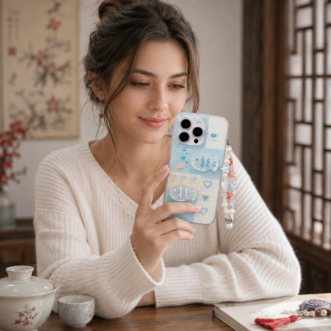 PearlPop™ Fish Charm Case