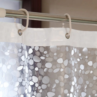 PebbleView™ Waterproof Shower Curtain