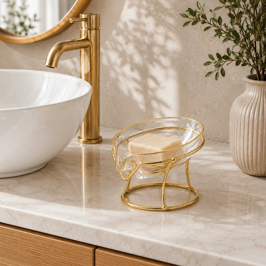 PetalDrain™ Draining Soap Dish