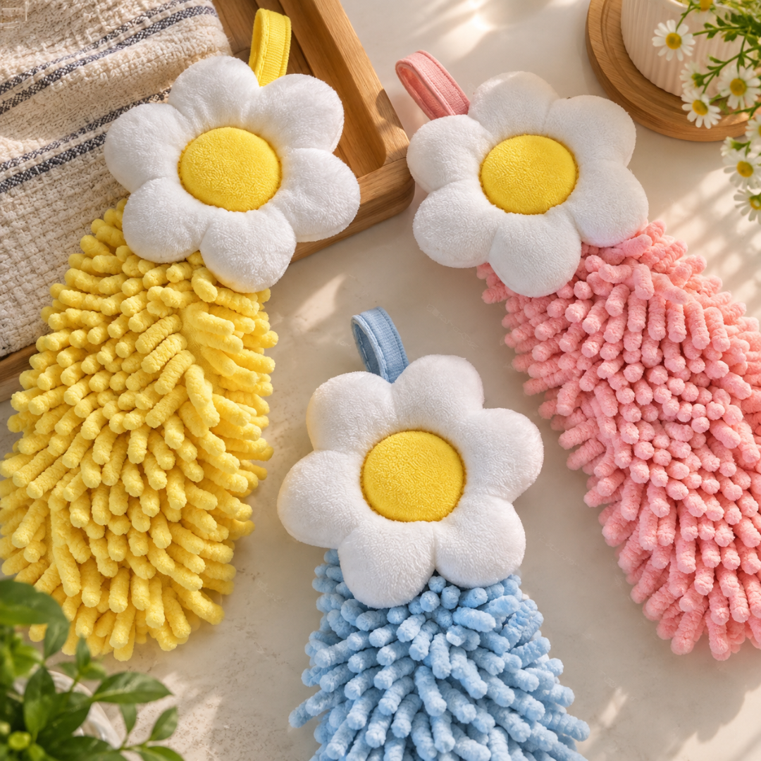 PetalDry™ Flower Hand Towel