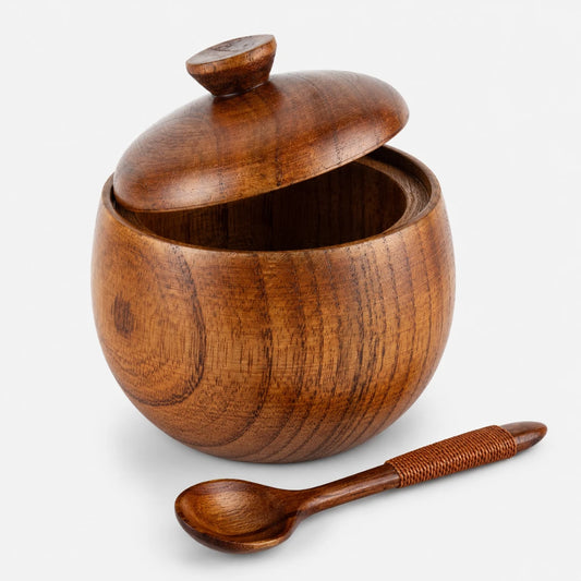 PinchPot™ Wooden Condiment Jar