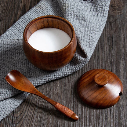PinchPot™ Wooden Condiment Jar