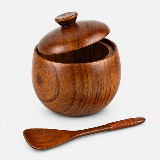 PinchPot™ Wooden Condiment Jar