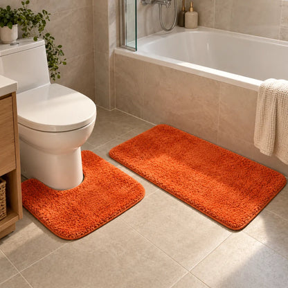 PlushPair™ Cotton Bath Mat Set