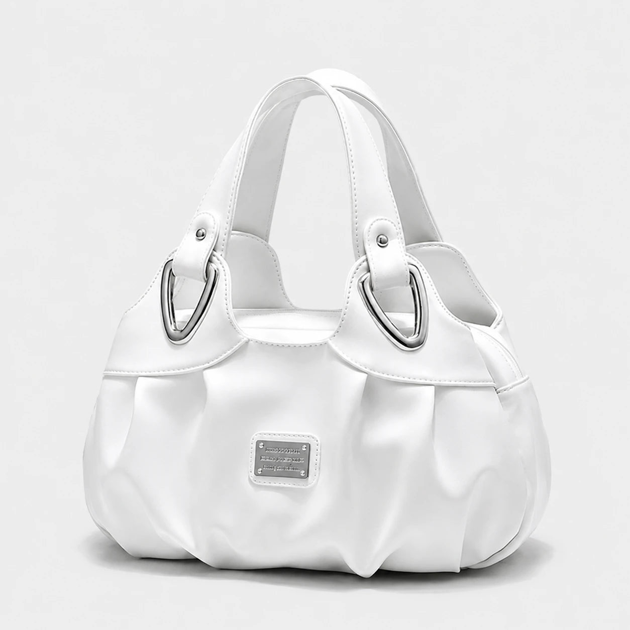 PoufTote™ Soft Leather Handbag