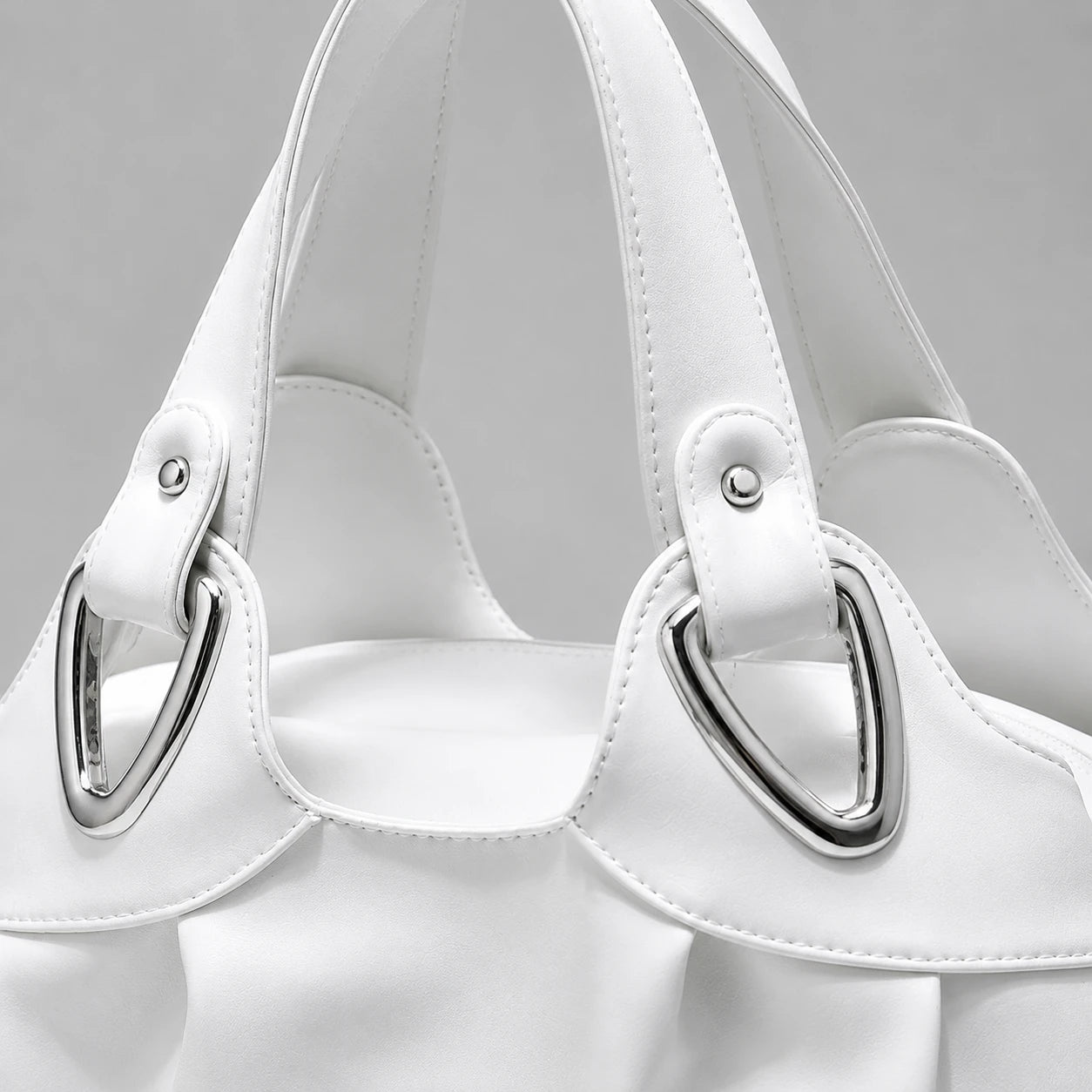 PoufTote™ Soft Leather Handbag