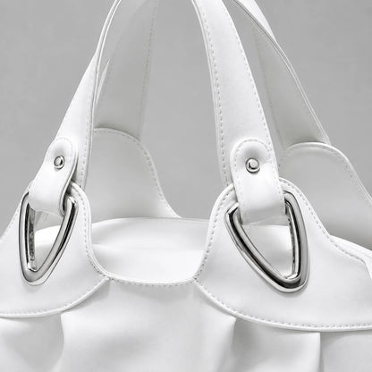 PoufTote™ Soft Leather Handbag