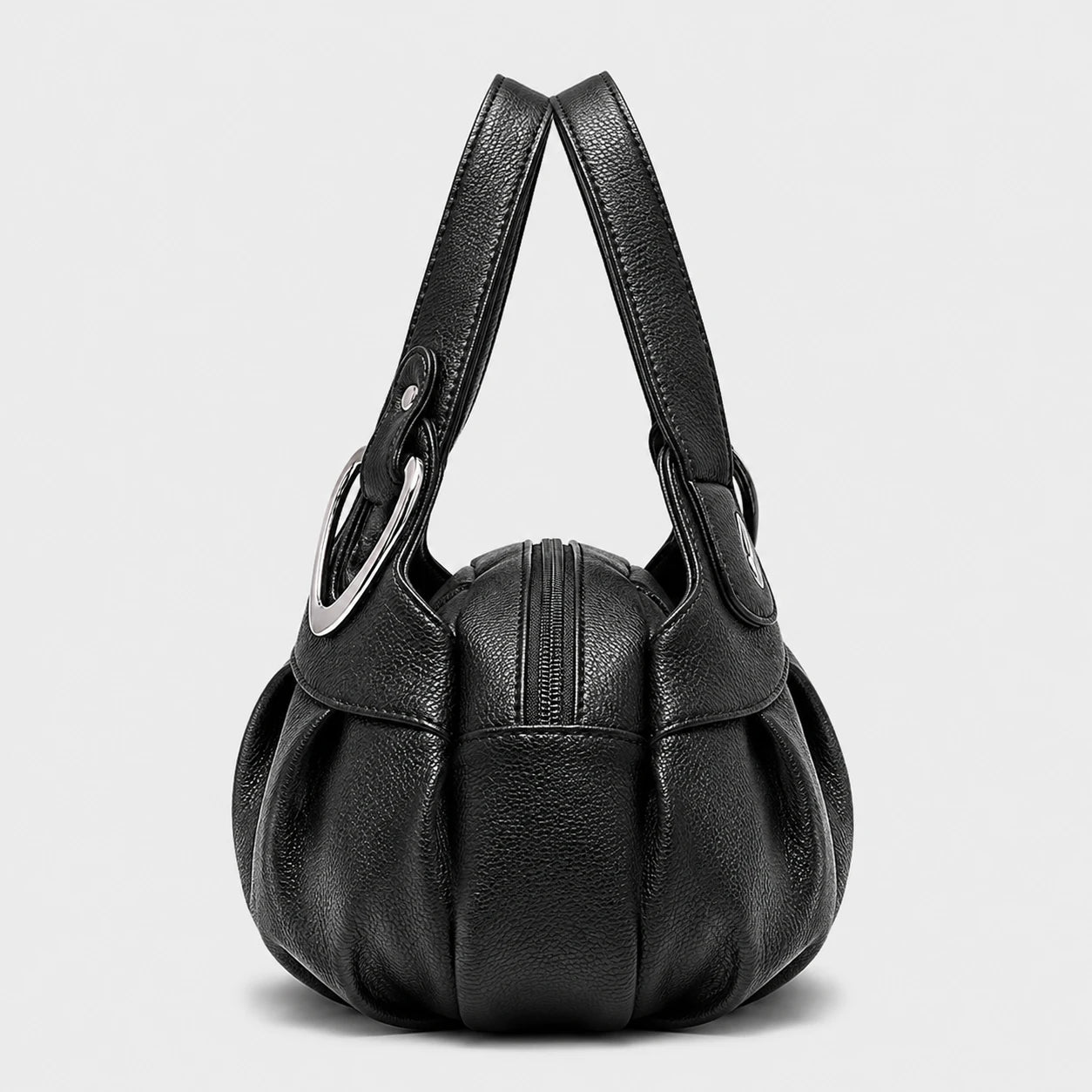PoufTote™ Soft Leather Handbag