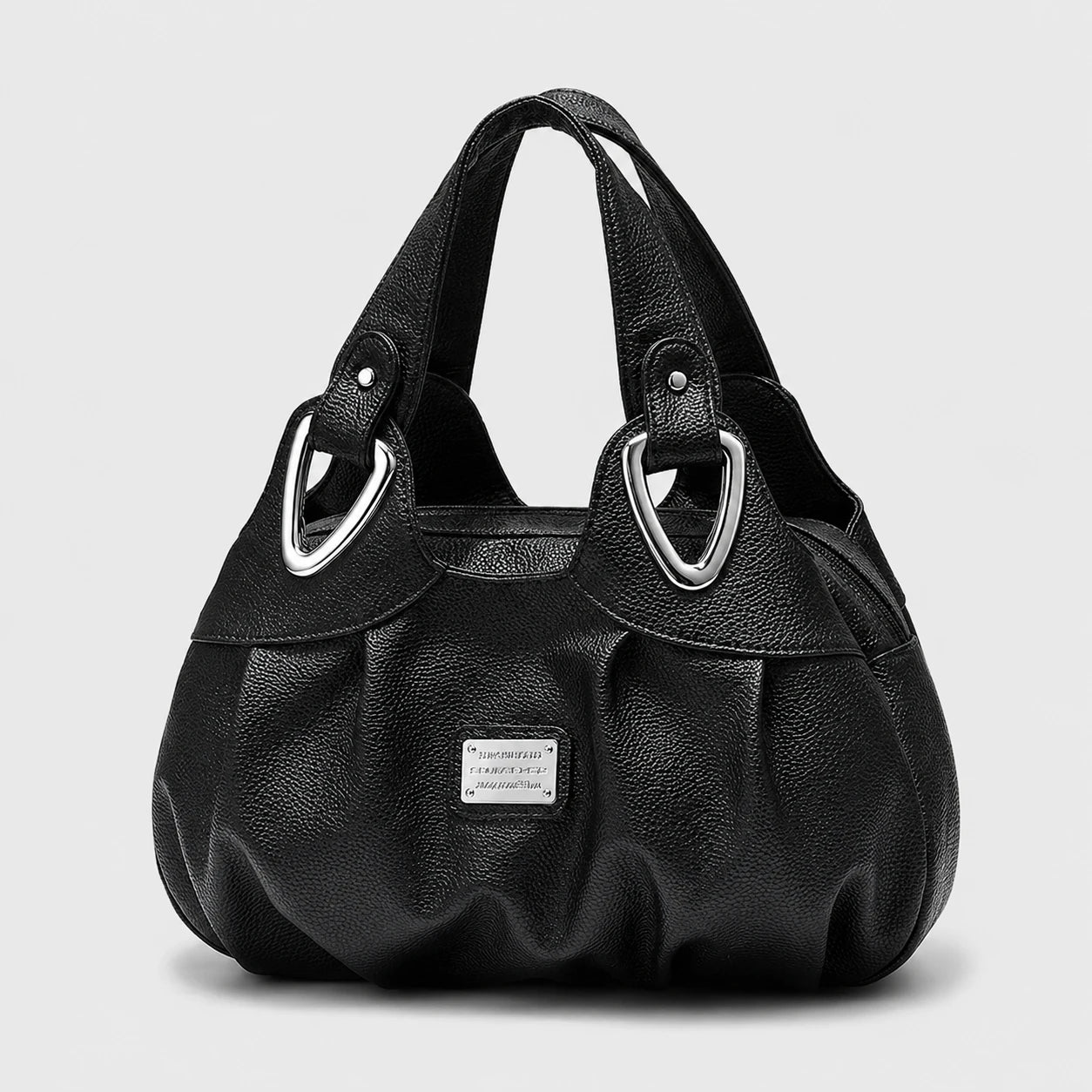 PoufTote™ Soft Leather Handbag