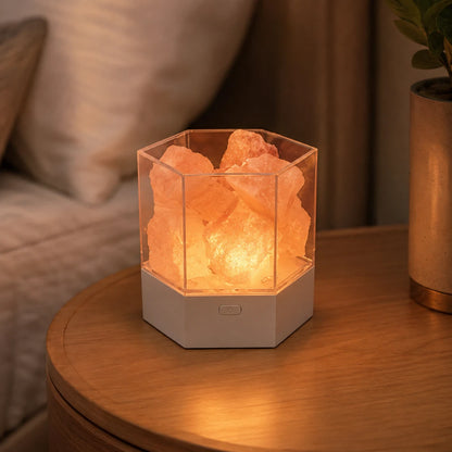 PrismRock™ Hexagon Salt Lamp