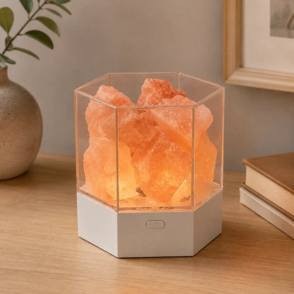 PrismRock™ Hexagon Salt Lamp