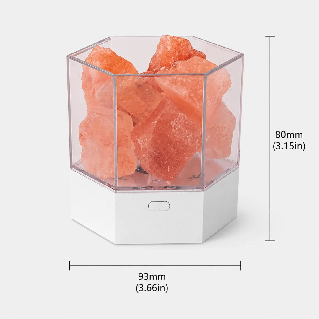 PrismRock™ Hexagon Salt Lamp