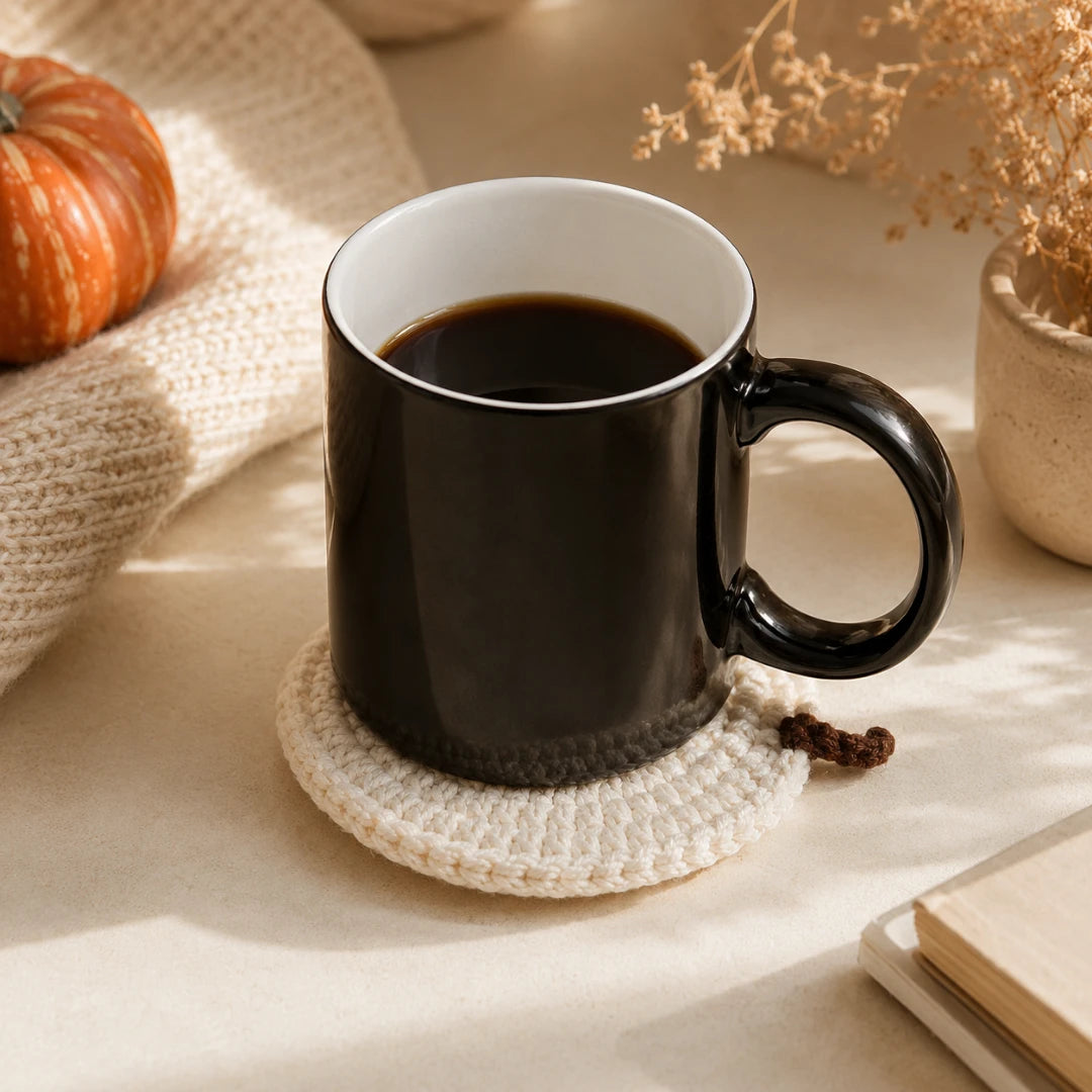 PumpKnit™ Pumpkin Coaster