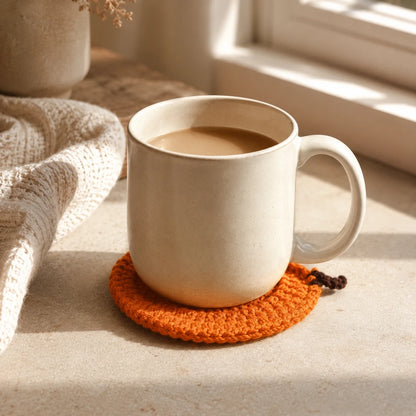 PumpKnit™ Pumpkin Coaster