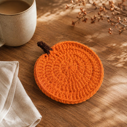 PumpKnit™ Pumpkin Coaster