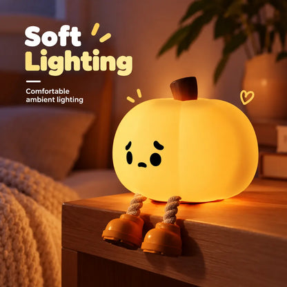 PumpkinGlow™ Silicone Night Light