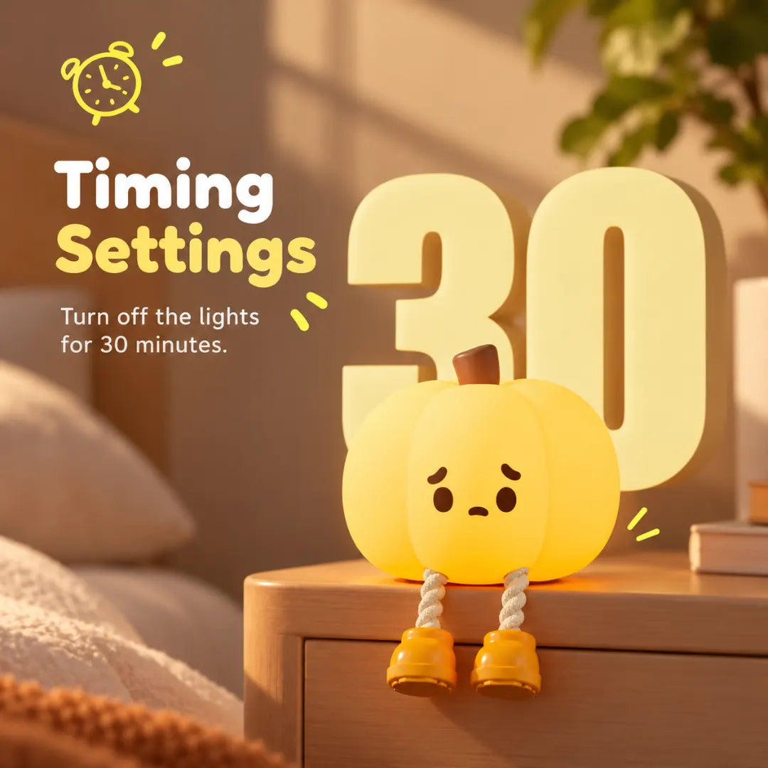 PumpkinGlow™ Silicone Night Light
