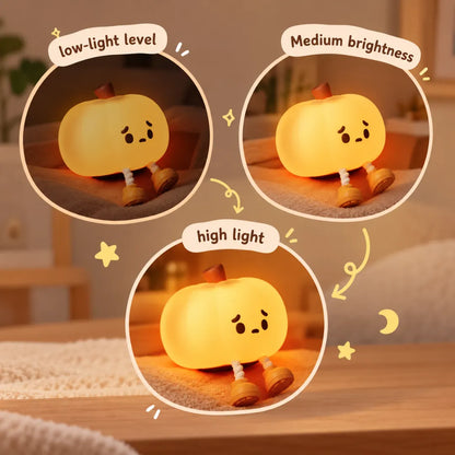 PumpkinGlow™ Silicone Night Light