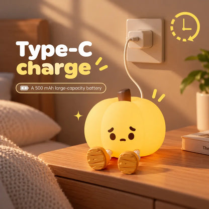 PumpkinGlow™ Silicone Night Light
