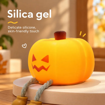 PumpkinGlow™ Silicone Night Light