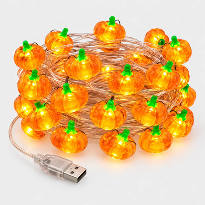 PumpkinPop™ LED String Lights